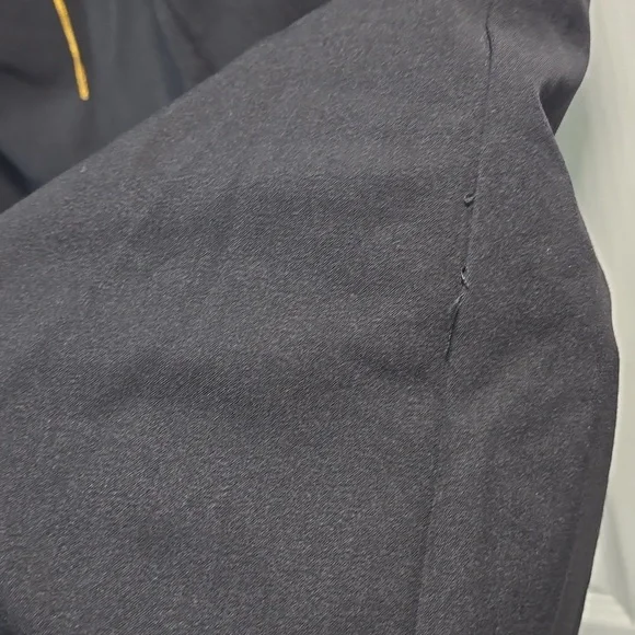 Ellen Tracy Black Dress with Gold Accents - Picture 10 of 16